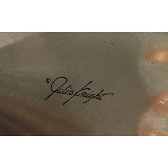 JULIA KNIGHT PEONY POMEGRANATE 6" PEDESTAL STAND - RETIRED - Picture 6 of 7